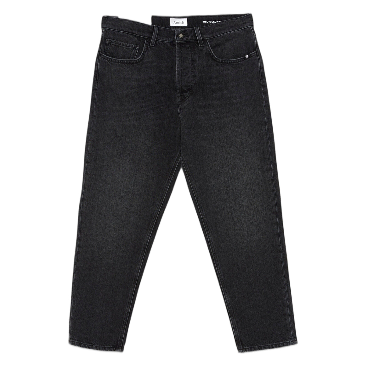 Jeans Amish Jeremiah Denim - Used Black Denim