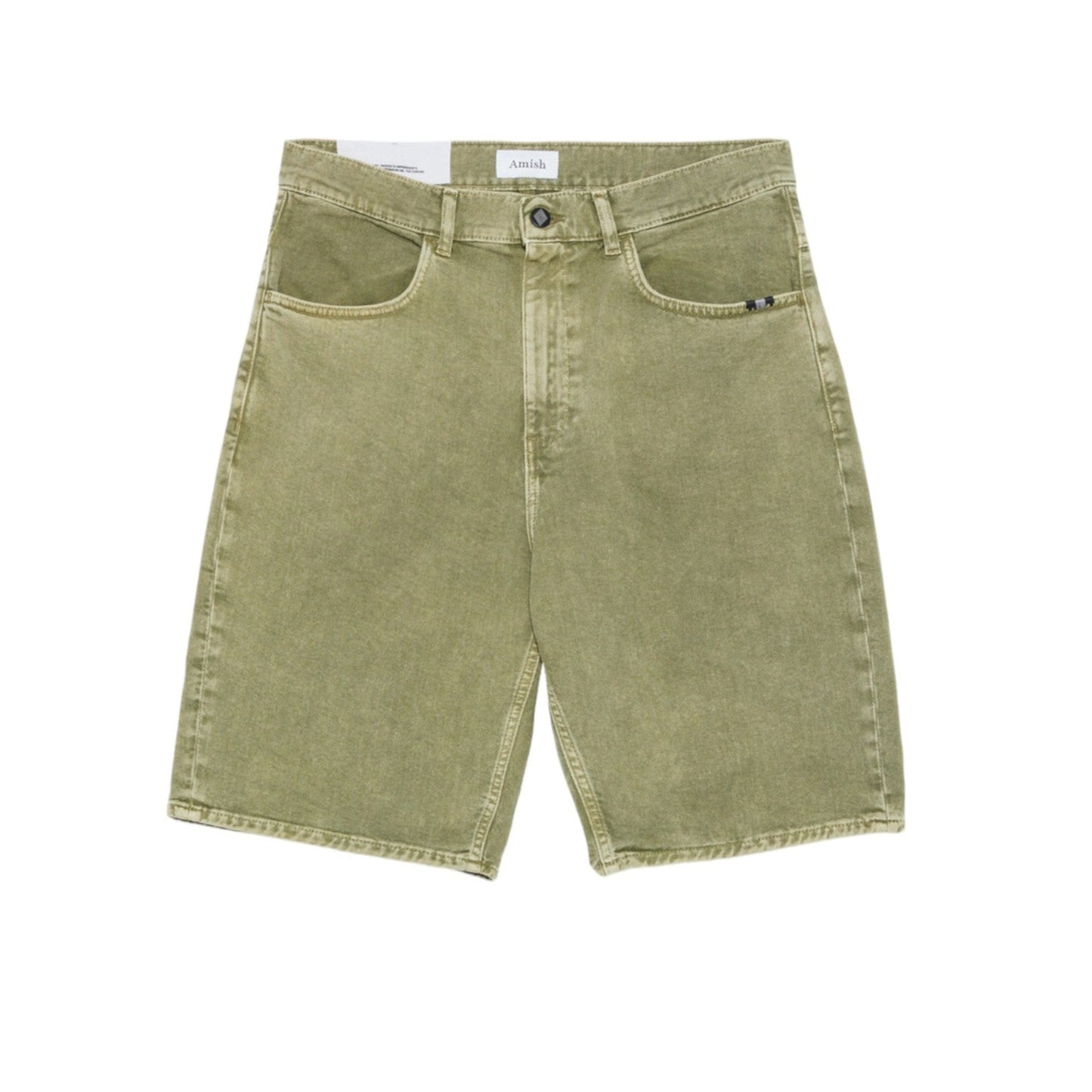 Bermuda Uomo Amish Tommy MAN AMISH Bull Marmo Stone Army Green Verde Francis Concept