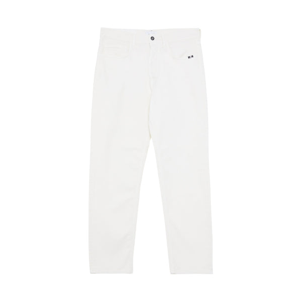 Jeans regular Uomo Amish Jeremiah Straight MAN AMISH Bull SW Off White Bianco - Francis Concept