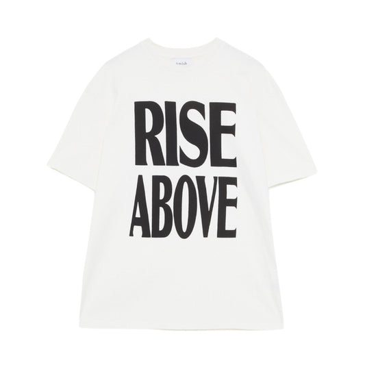 T-shirt oversize Amish Rise above MAN AMISH Jersey Pigment Off White Francis Concept