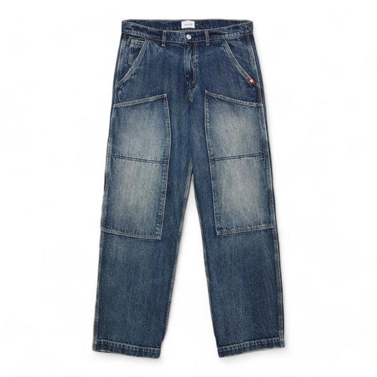 Jeans Uomo Amish Supplies Super Knee Denim - Desert Wash Francis Concept