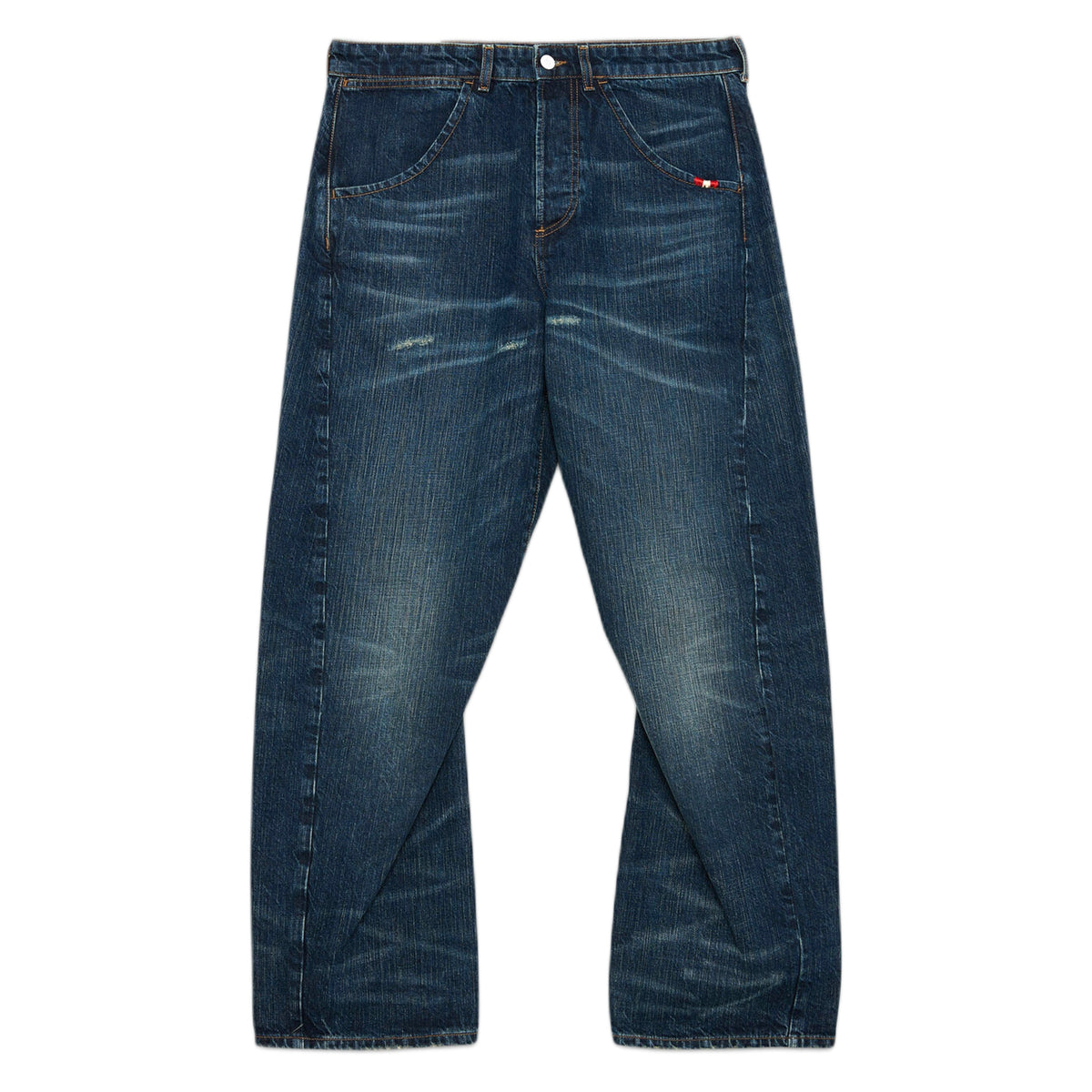 Jeans Amish Twist Slub Denim - Dark Slub Denim