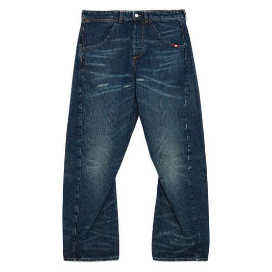 Jeans Amish Twist Slub Denim - Dark Slub Denim