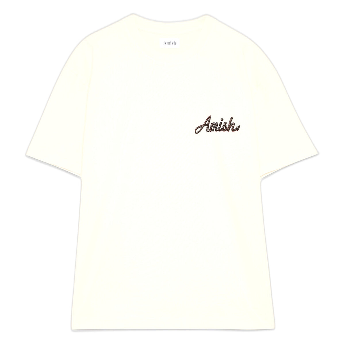 T-Shirt Amish Jersey Cowgirl - Stone Washed Ecru