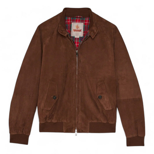 Giacca Baracuta Harrington G9 Suede Winter - Chocolate Francis Concept