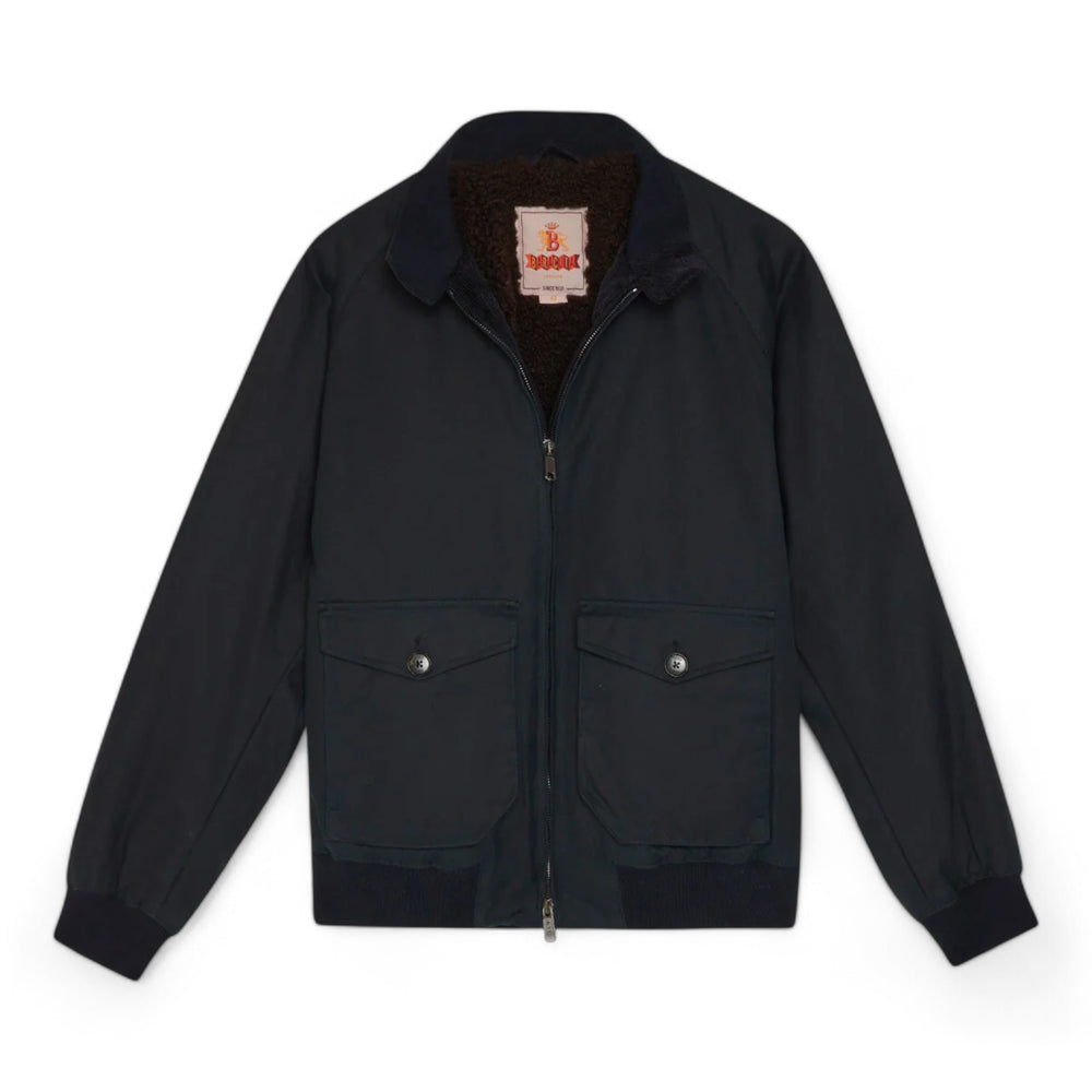 Giacca Baracuta  Harrington G9 Waxed AF Pocket - Dark Navy Francis Concept