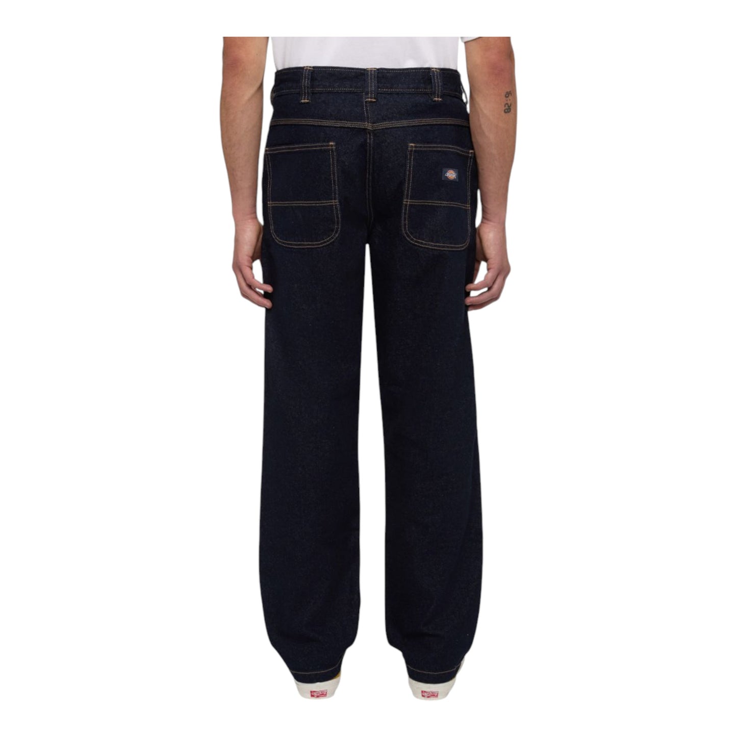 Jeans Dickies Madison Double Knee Utility Front - Denim Rinsed Francis Concept