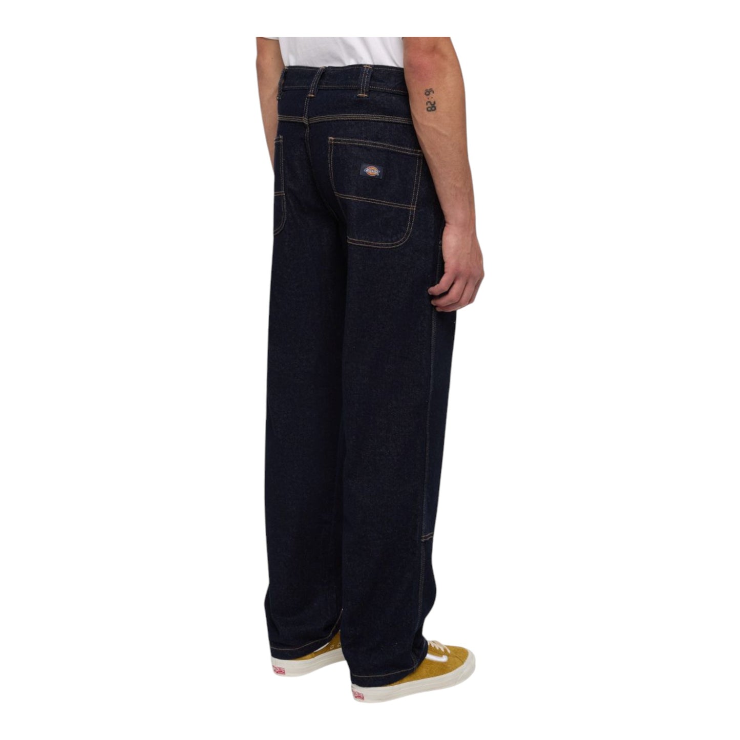 Jeans Dickies Madison Double Knee Utility Front - Denim Rinsed Francis Concept