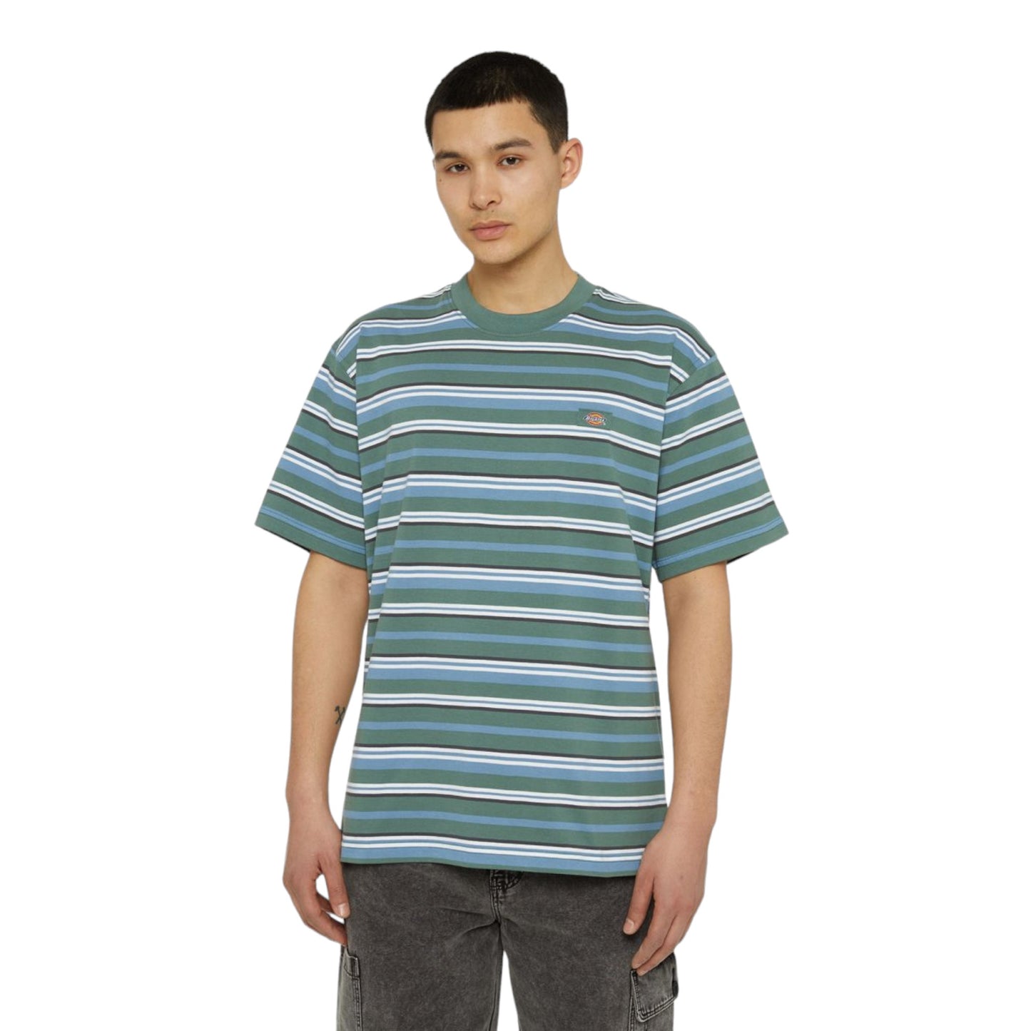 T-Shirt Dickies Glade Spring Tee - Green Stripe Francis Concept