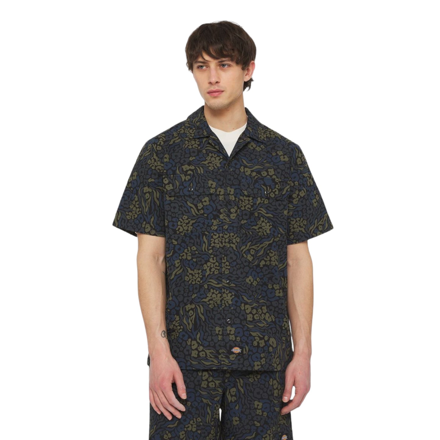 Camicia Dickies Saltville Shirt - Camo Black Francis Concept