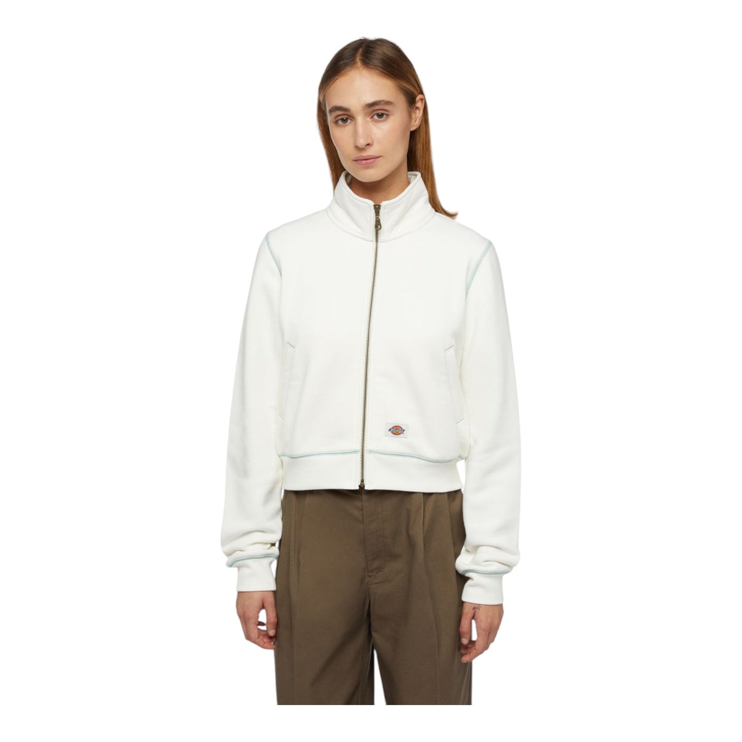 Felpa Donna Dickies Arlee Zip Through - Cloud