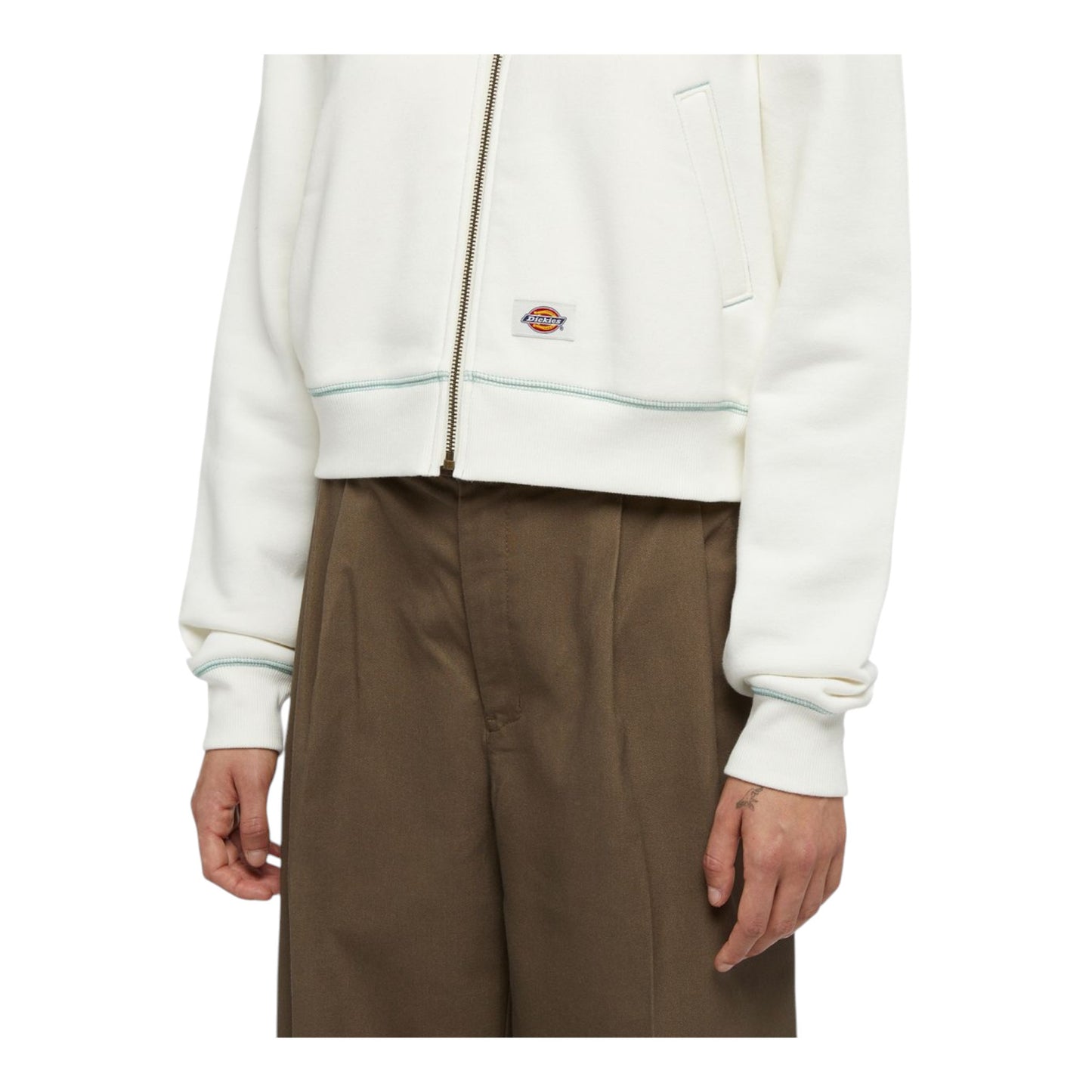 Felpa Donna Dickies Arlee Zip Through - Cloud