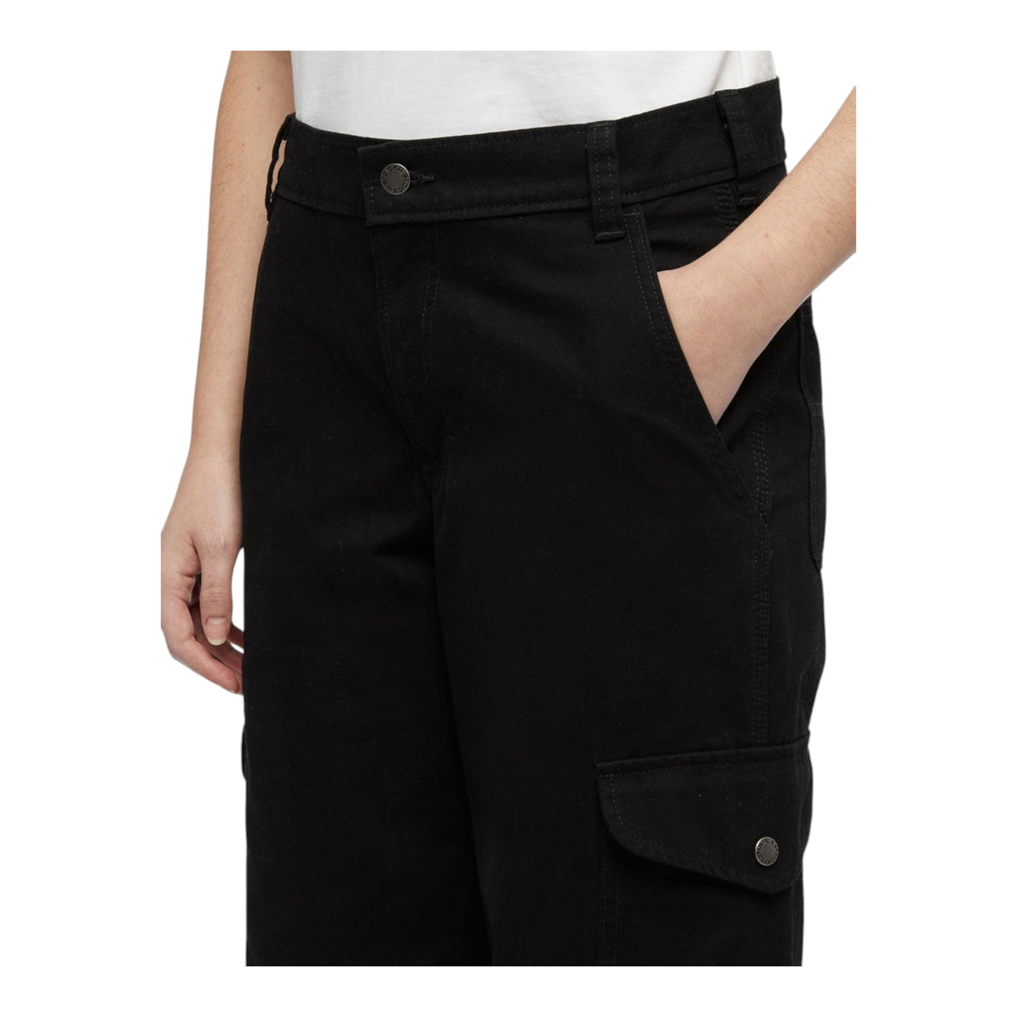 Pantalone Donna Dickies Duck Canvas Cargo W - Black Francis Concept