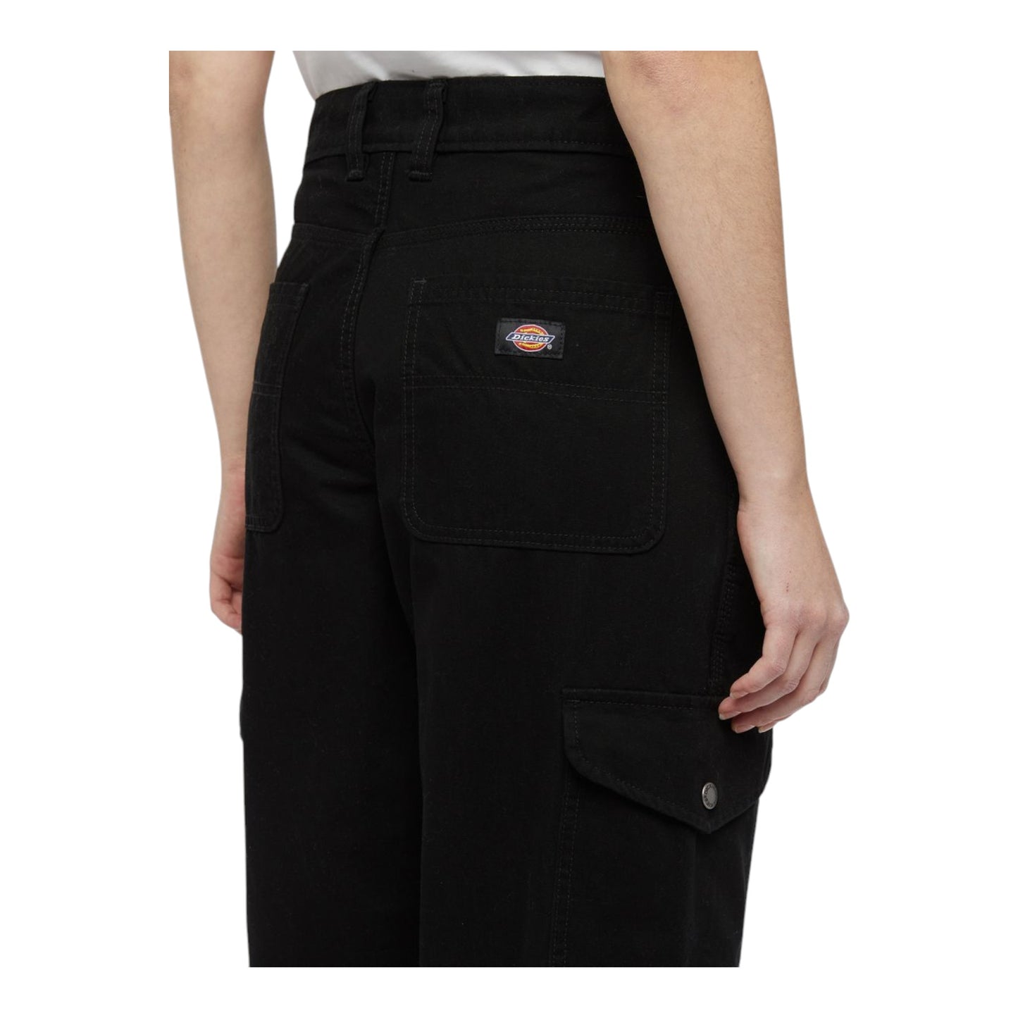 Pantalone Donna Dickies Duck Canvas Cargo W - Black Francis Concept