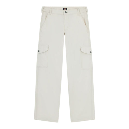 Pantalone Donna Dickies Cargo Duck Canvas - White