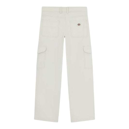 Pantalone Donna Dickies Cargo Duck Canvas - White