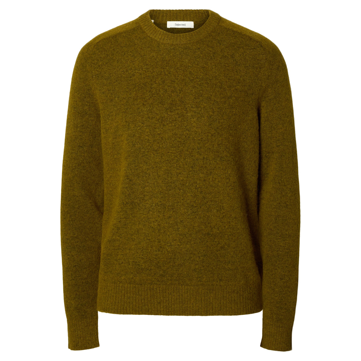 Maglione Selected Homme Rai LS Knit Reg Crew Neck - Fir Green