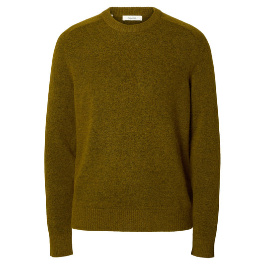Maglione Selected Homme Rai LS Knit Reg Crew Neck - Fir Green