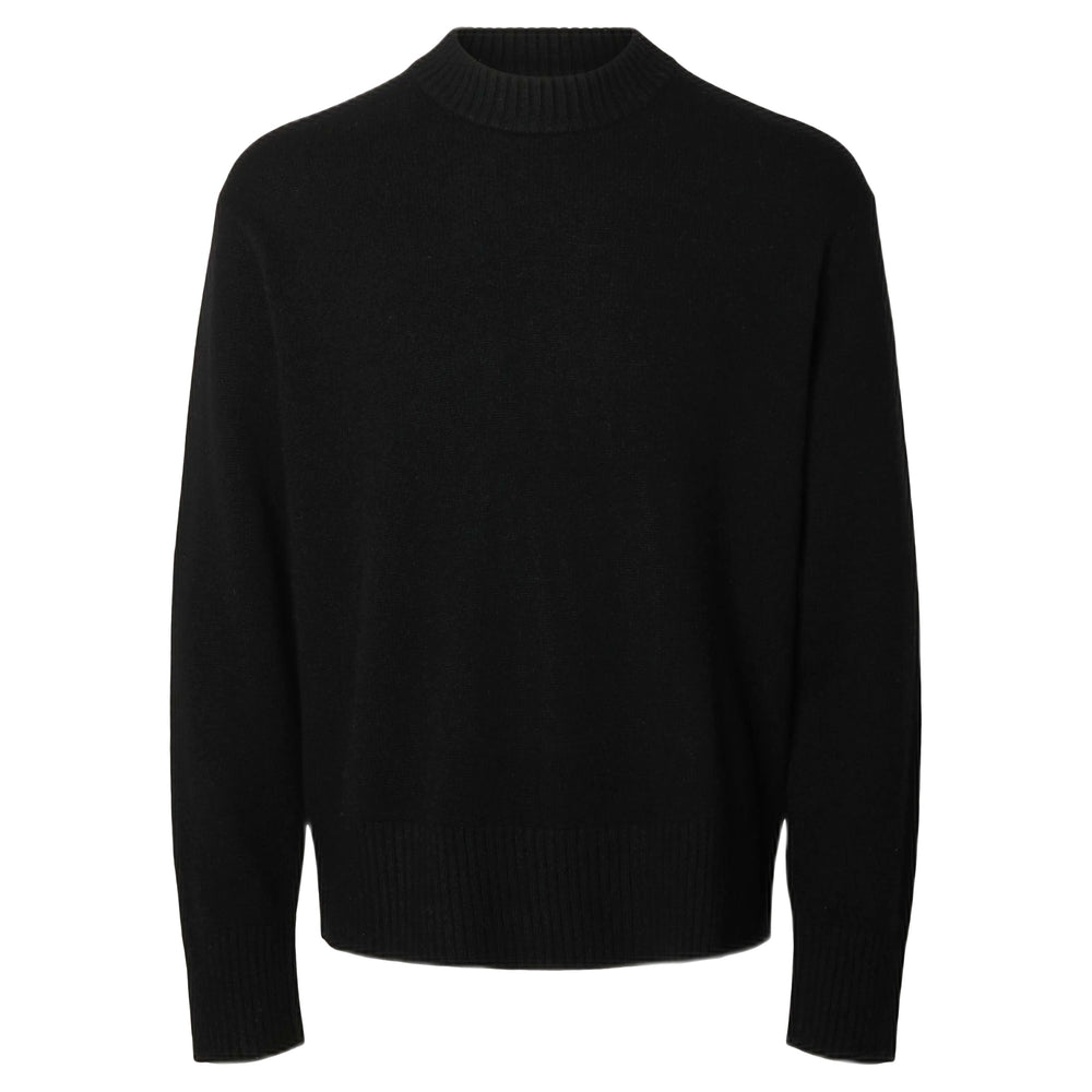 Maglione Selected Homme Calle Cashmere Blend Crew Neck - Black