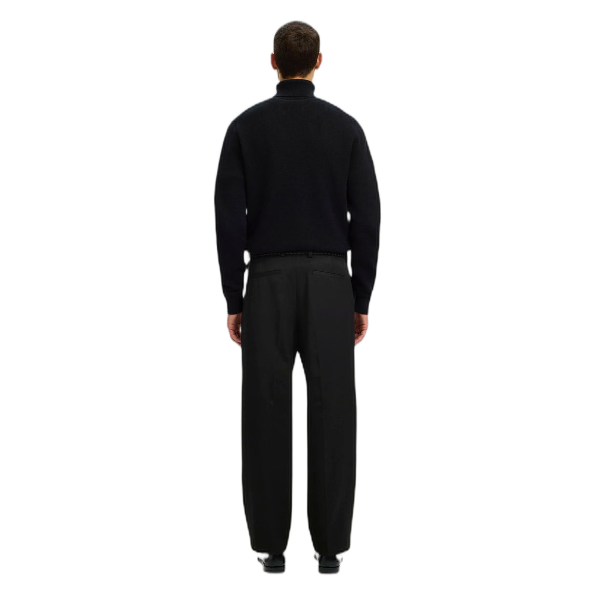 Pantaloni Selected Homme Loose Luke Wool Blend Pant - Black