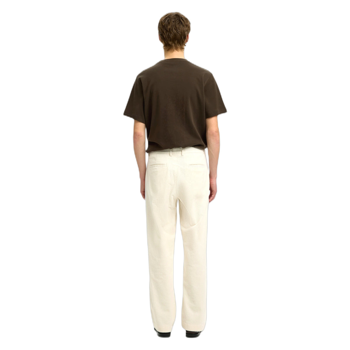 Pantaloni Selected Homme Loose Luke Corduroy Pant - Egret