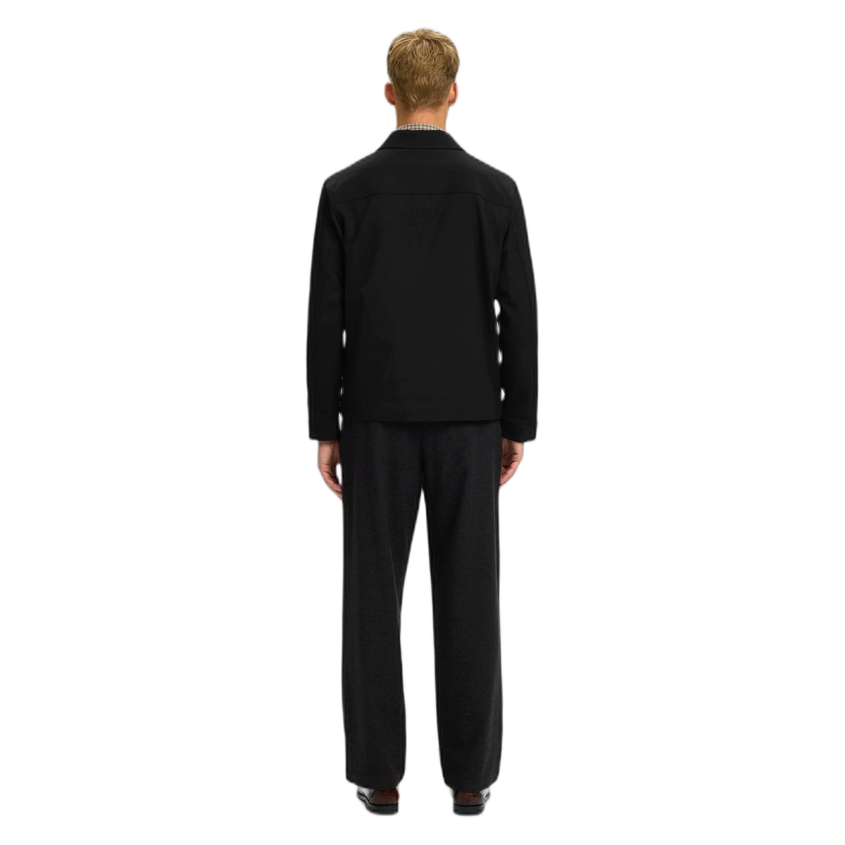 Giacca Selected Homme Regular Finn Zip Jacket - Black