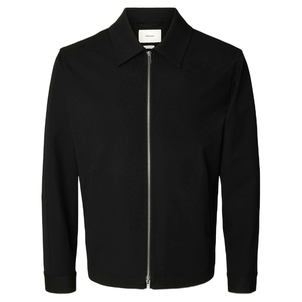 Giacca Selected Homme Regular Finn Zip Jacket - Black