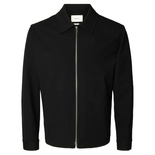 Giacca Selected Homme Regular Finn Zip Jacket - Black