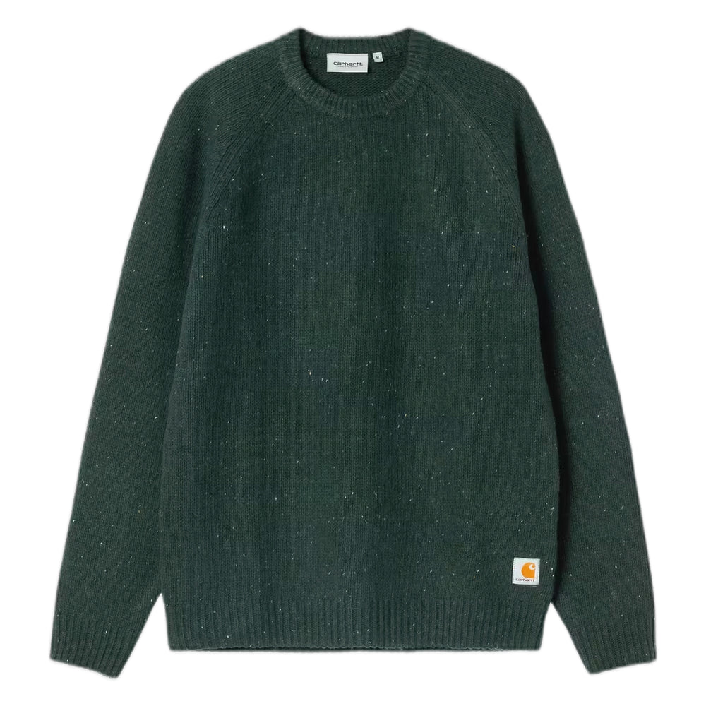 Maglione Carhartt Wip Anglistic Sweater - Speckled Dark Scarab