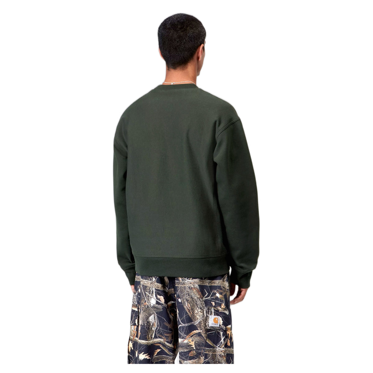 Felpa Carhartt Wip American Script Sweatshirt - Raven