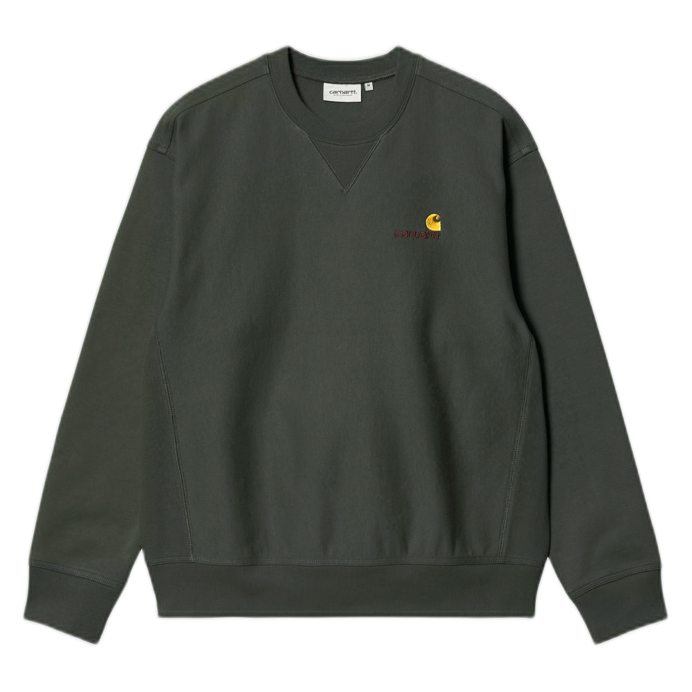 Felpa Carhartt Wip American Script Sweatshirt - Raven