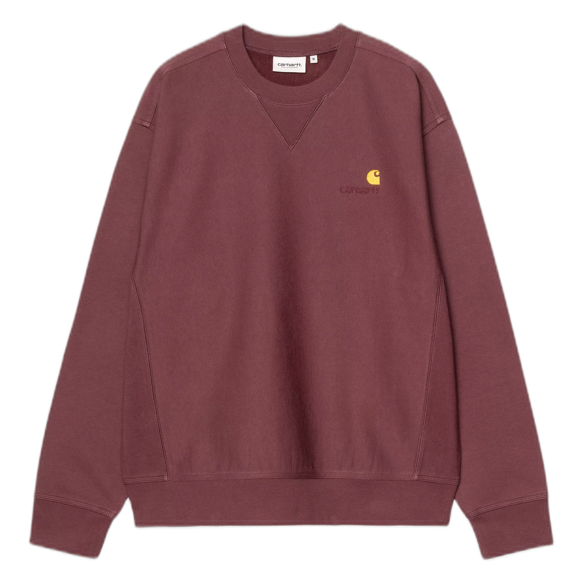 Felpa Carhartt Wip American Script Sweatshirt - Amarone