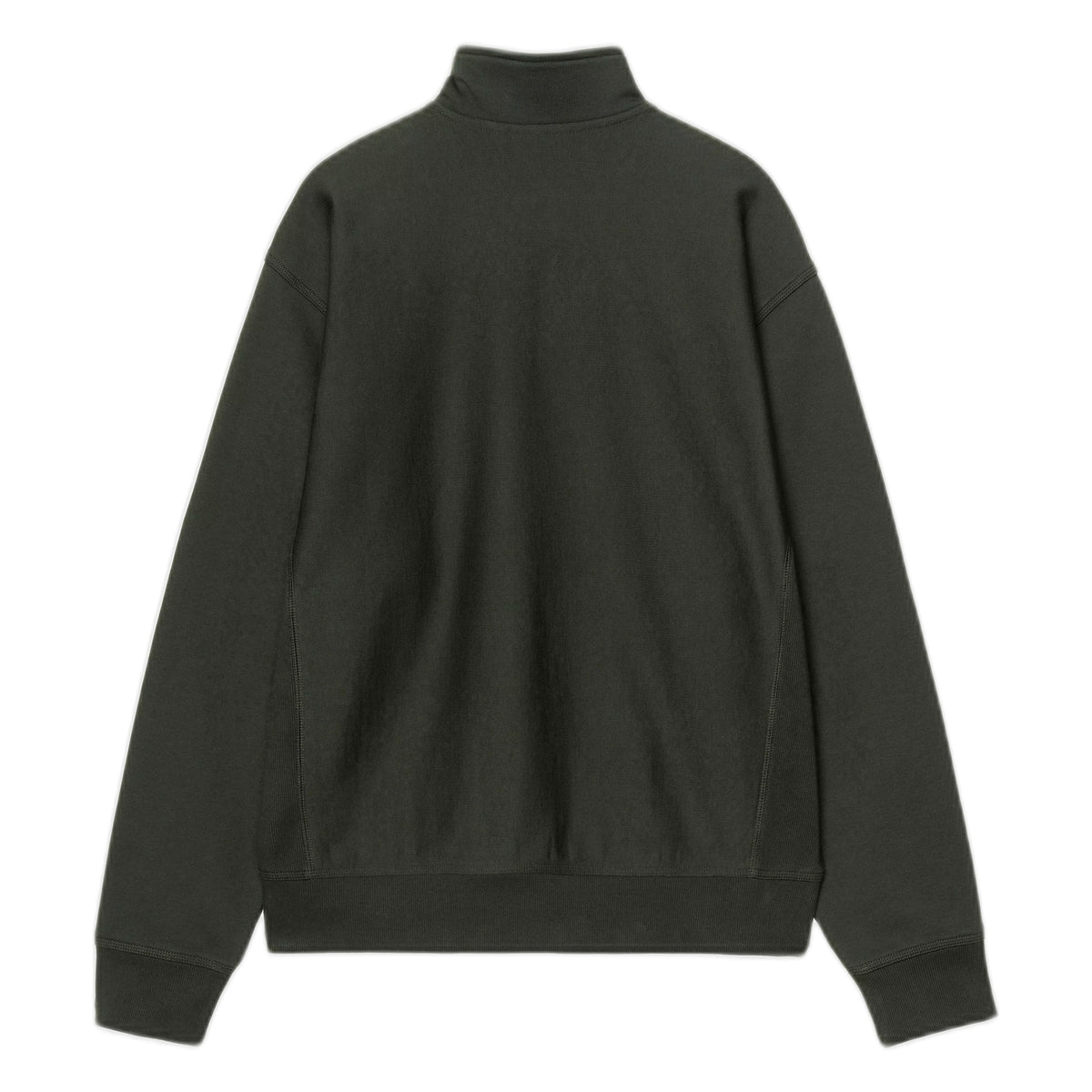 Felpa Carhartt Wip Half Zip American Script Sweatshirt - Raven