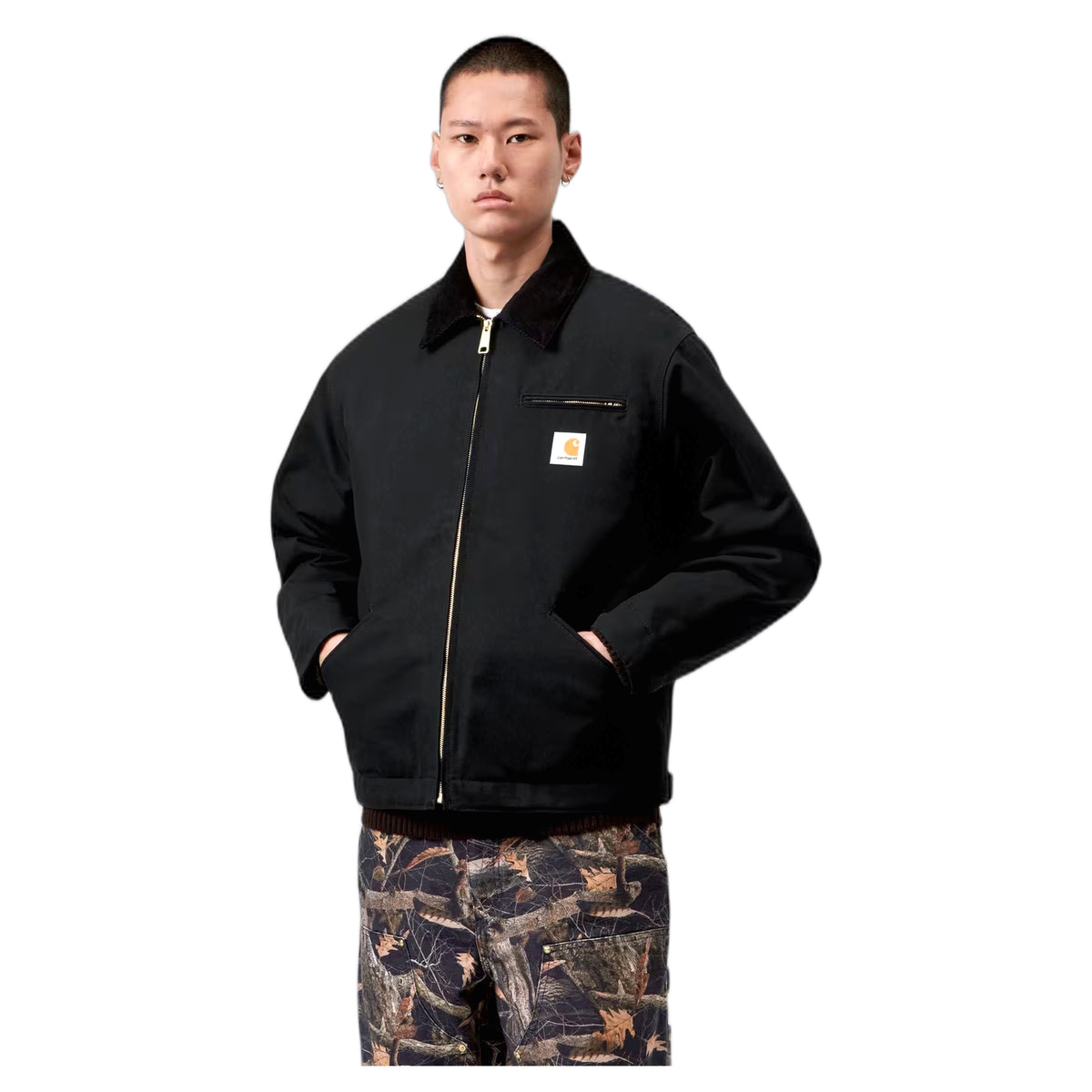 Giacca Carhartt Wip OG Detroit Jacket - Black / Black Rigid