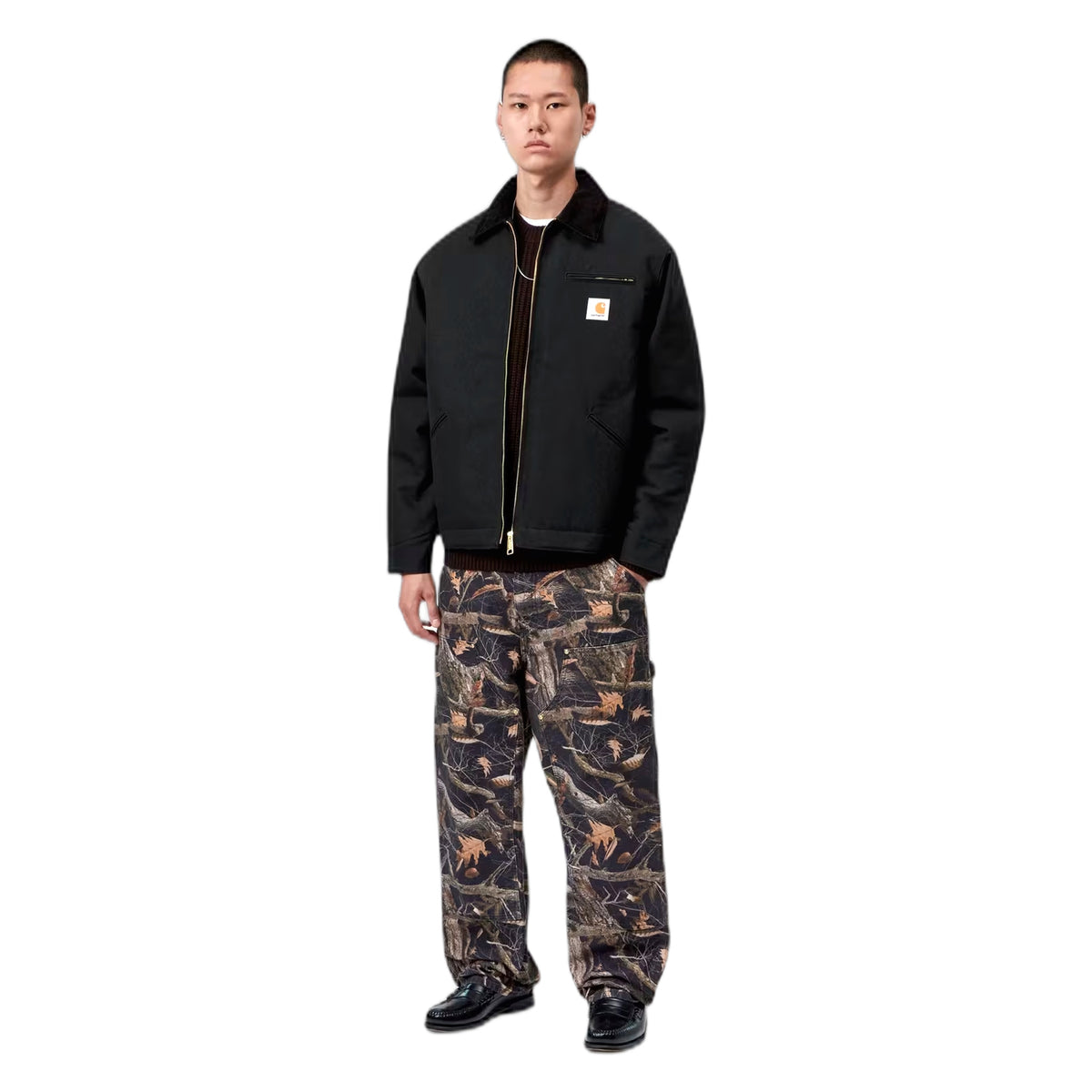 Giacca Carhartt Wip OG Detroit Jacket - Black / Black Rigid