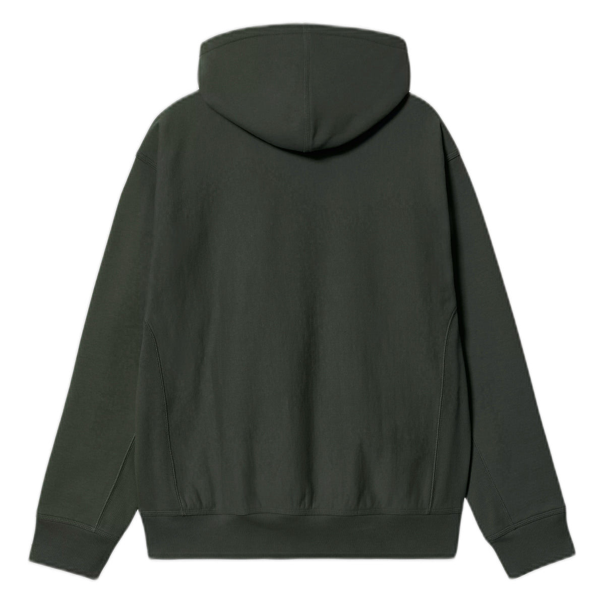 Felpa Carhartt Wip Hooded American Script Sweatshirt - Raven