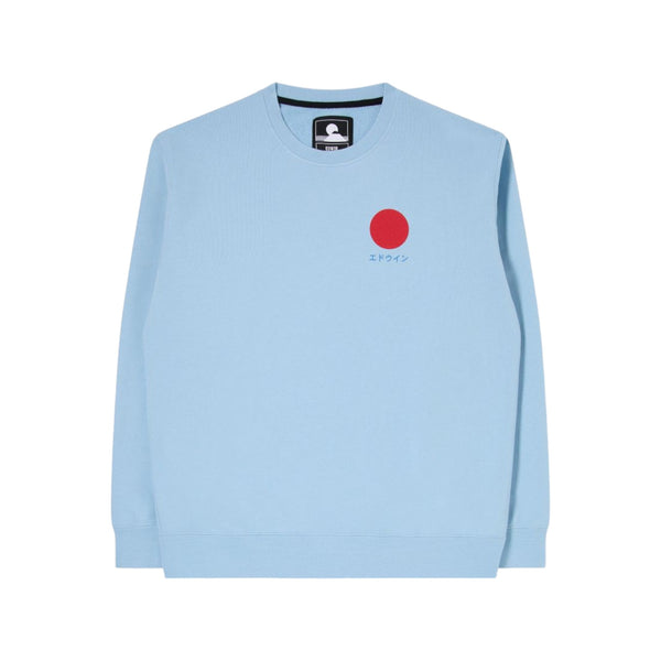 Felpa Uomo in cotone Edwin japanese Sun Sweat -Blu Francis Concept