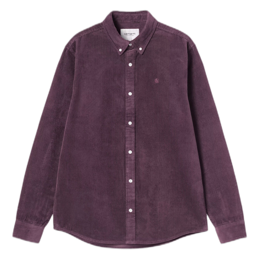 Camicia Carhartt Wip L/S Madison Cord Shirt - Cozy Purple