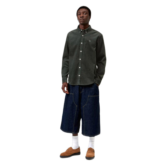 Camicia Carhartt Wip L/S Madison Cord Shirt - Raven