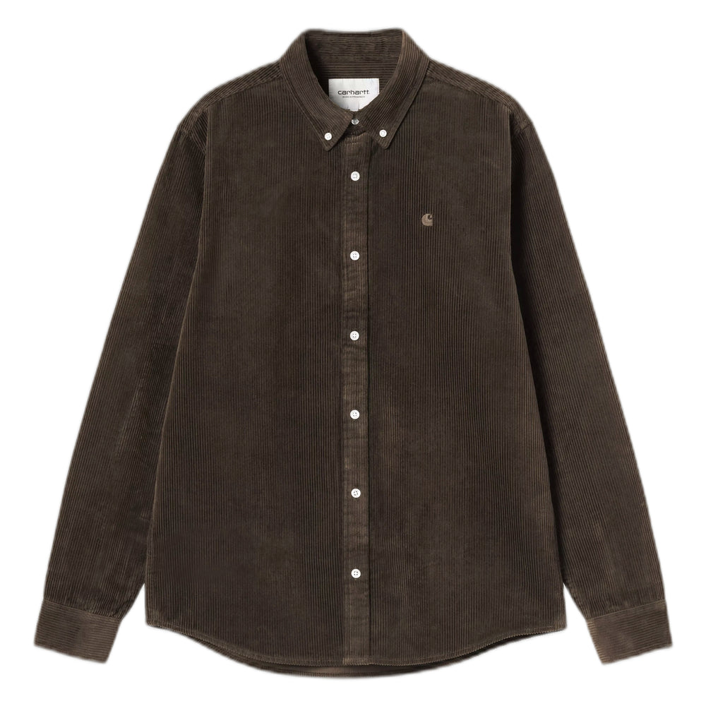Camicia Carhartt Wip L/S Madison Cord Shirt - Tobacco