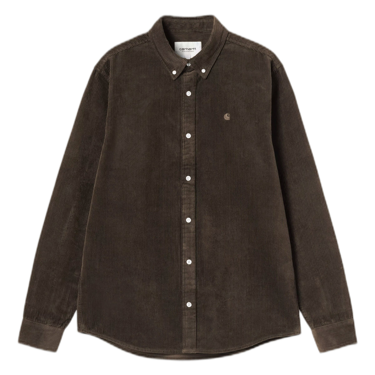 Camicia Carhartt Wip L/S Madison Cord Shirt - Tobacco
