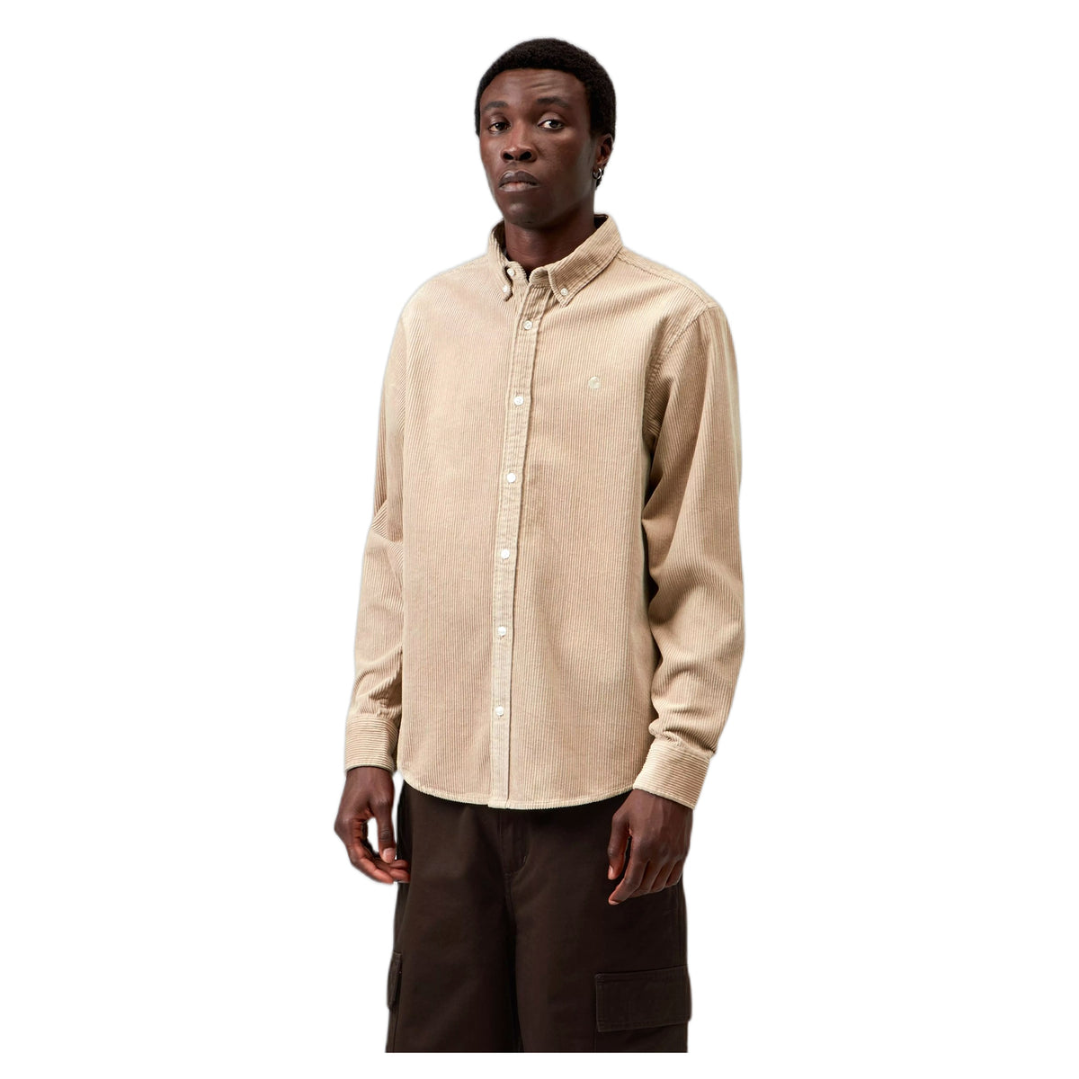 Camicia Carhartt Wip L/S Madison Cord Shirt - Wall