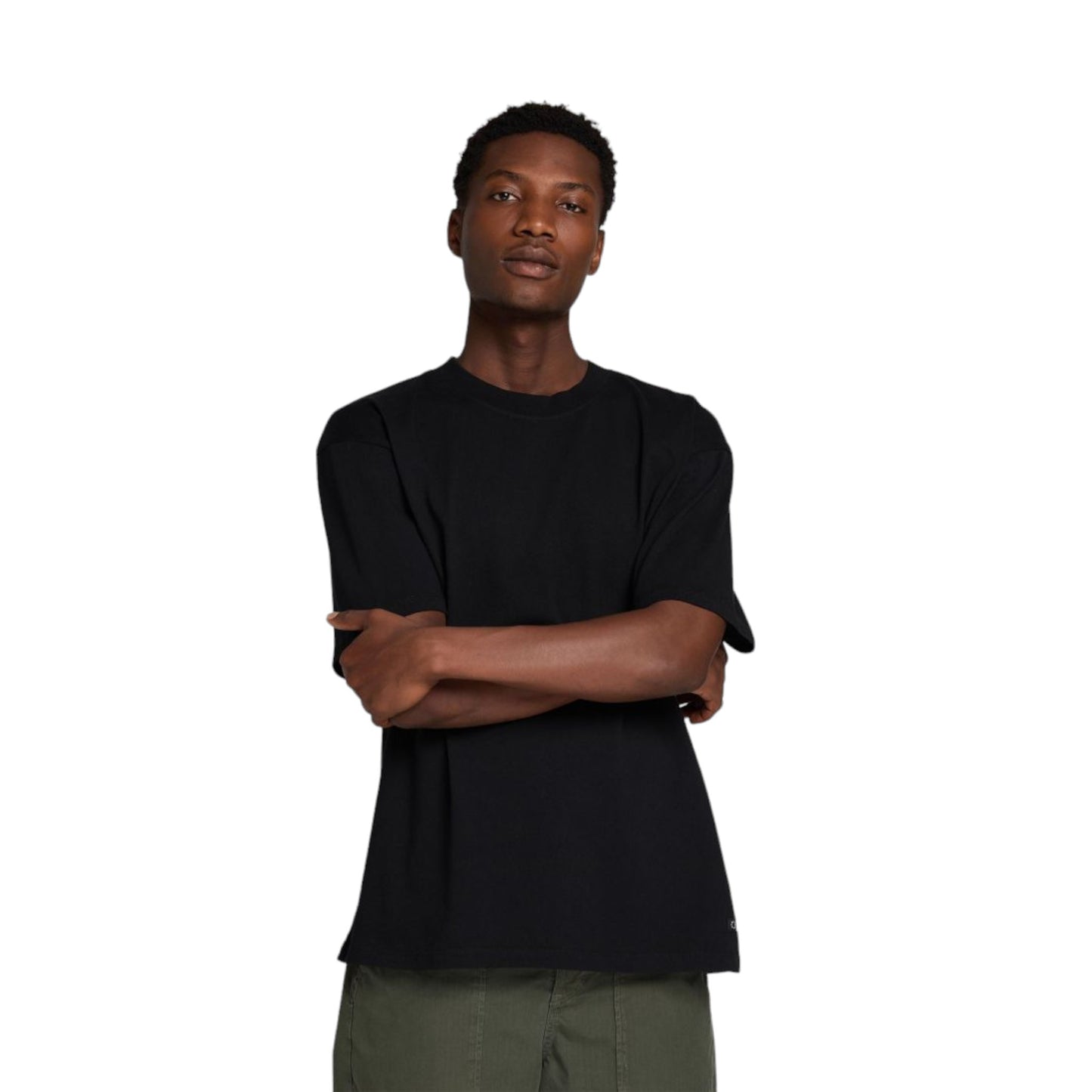 T-shirt Uomo Edwin Oversize Basic T-Shirt - Nero Francis Concept