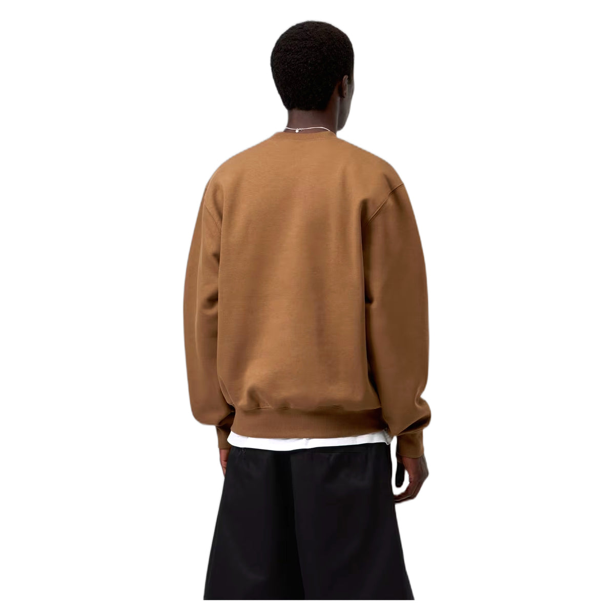 Felpa Carhartt Wip Carhartt Sweat - WIP H Brown / Black