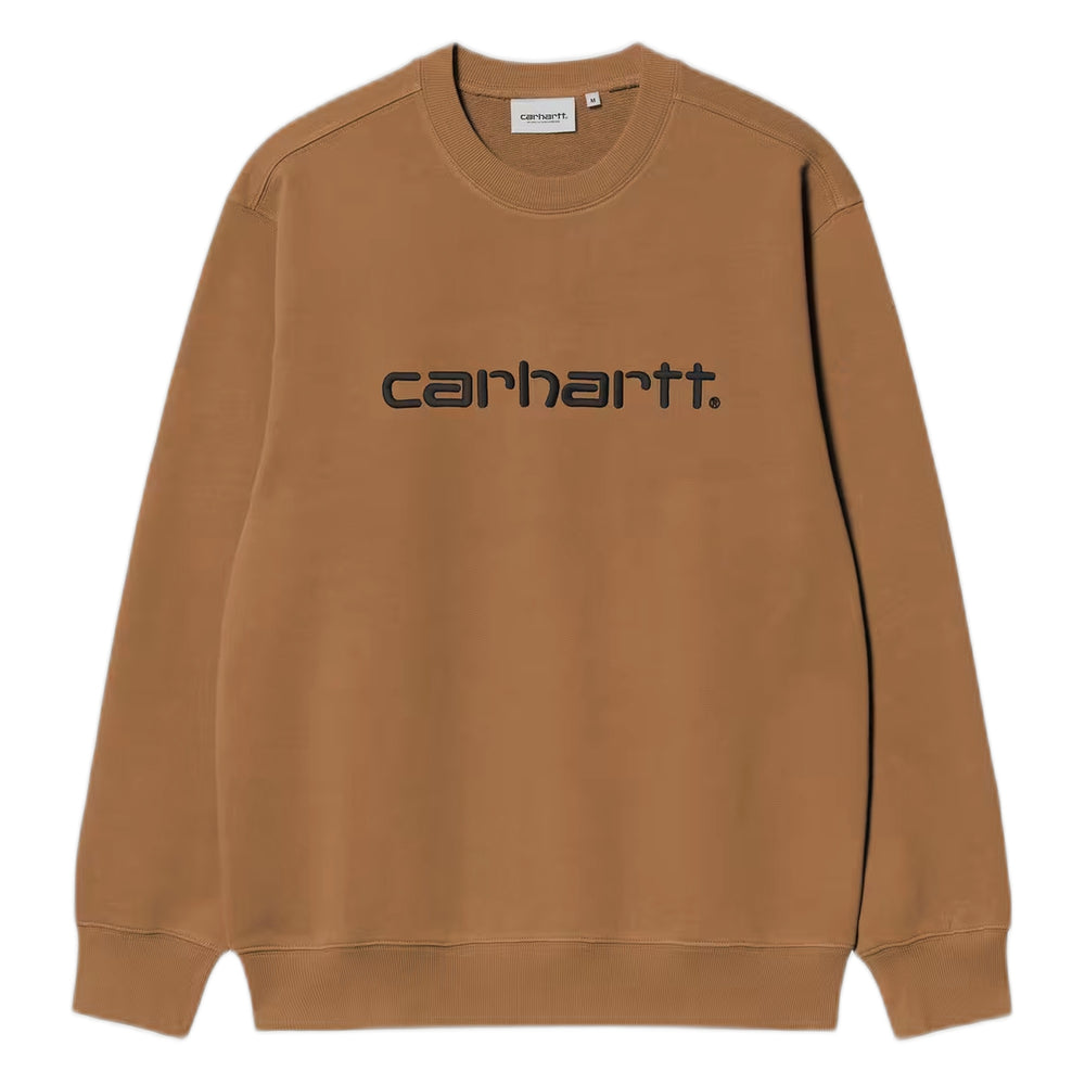Felpa Carhartt Wip Carhartt Sweat - WIP H Brown / Black