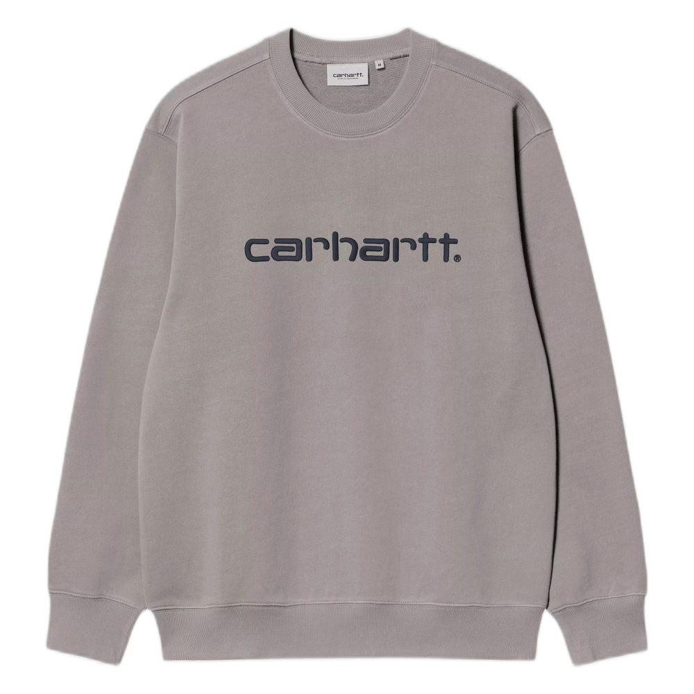 Felpa Carhartt Wip Carhartt Sweatshirt - Shady Grey / Dark Navy