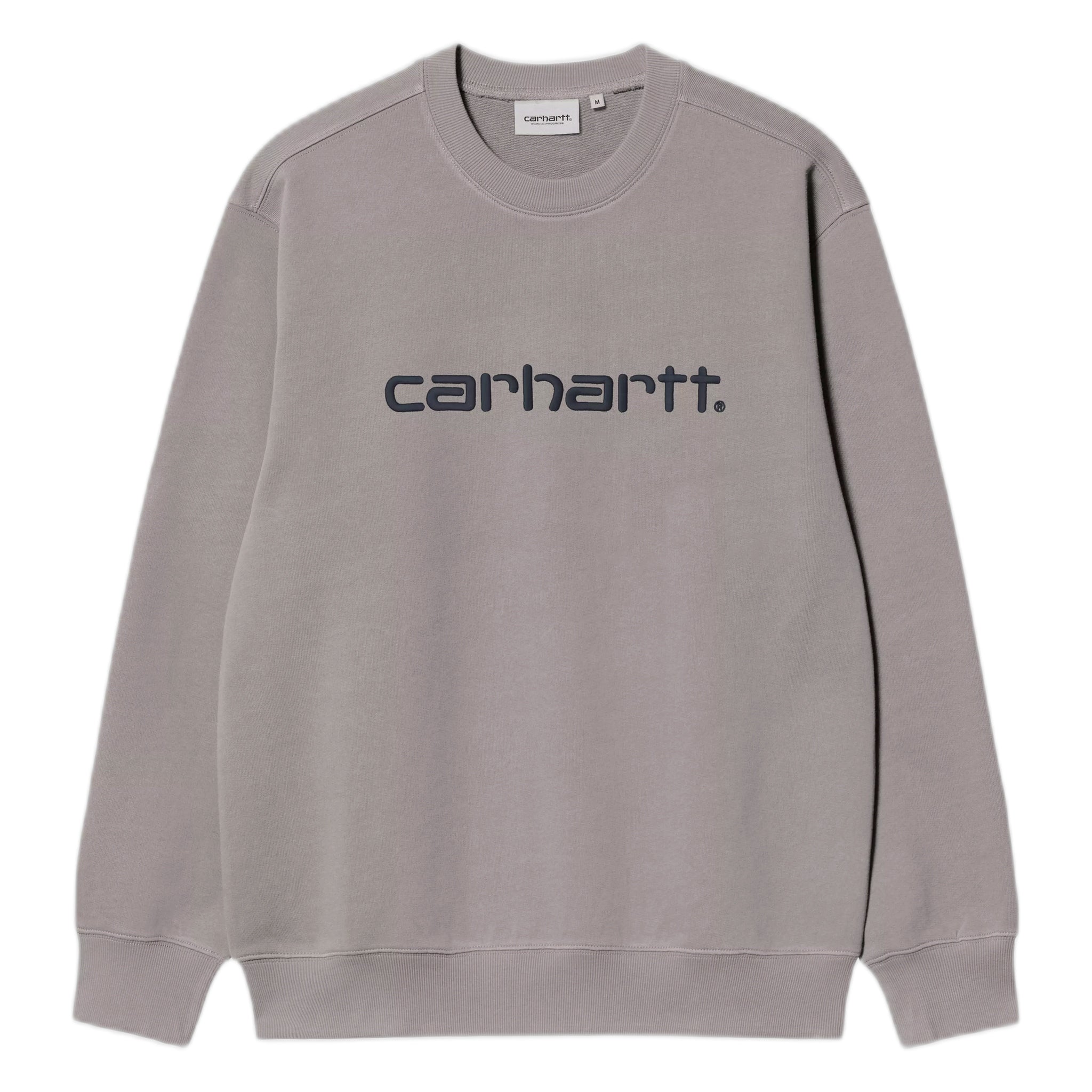 Felpa Carhartt Wip Carhartt Sweatshirt - Shady Grey / Dark Navy