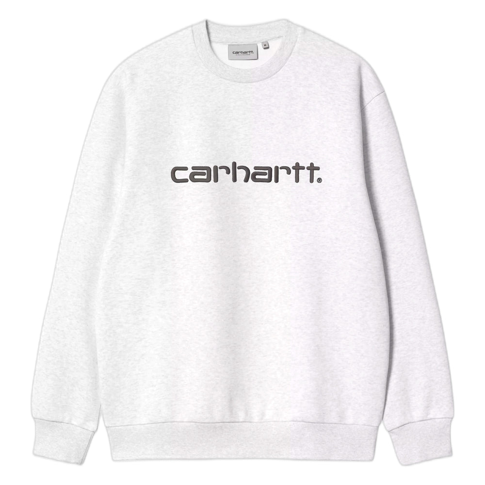 Felpa Carhartt Wip Carhartt Sweat - Ash Heather / Graphite
