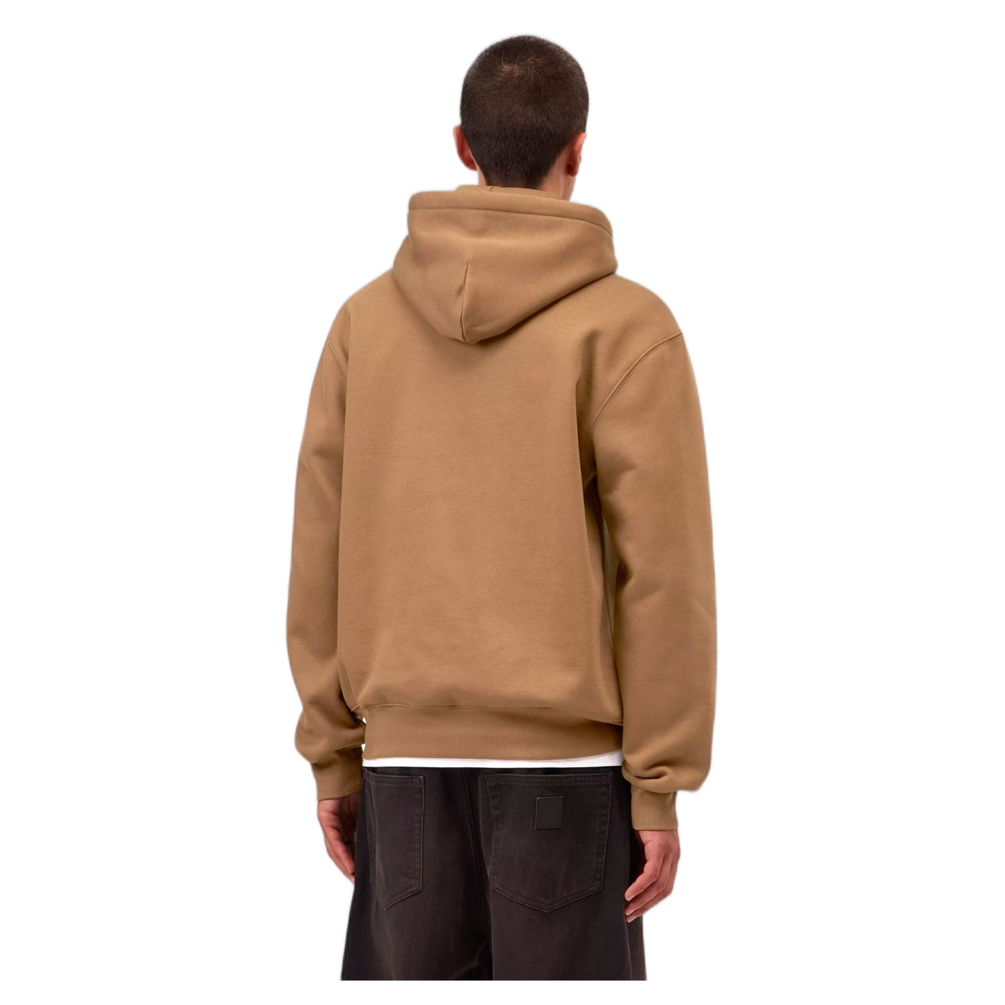 Felpa Carhartt Wip Hooded Carhartt Sweatshirt - WIP H Brown / Black