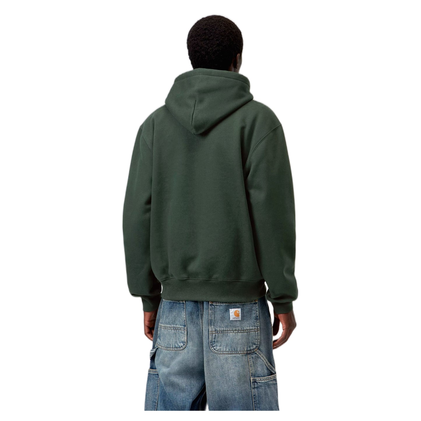 Felpa Carhartt Wip Hooded Carhartt Sweatshirt - Dark Scarab / Palisander